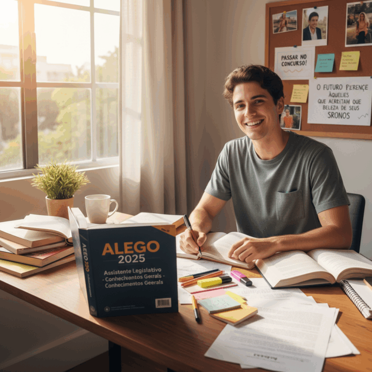 Concurso Apostila ALEGO 2025 - Preparação para Assistente Legislativo - Conhecimentos Gerais