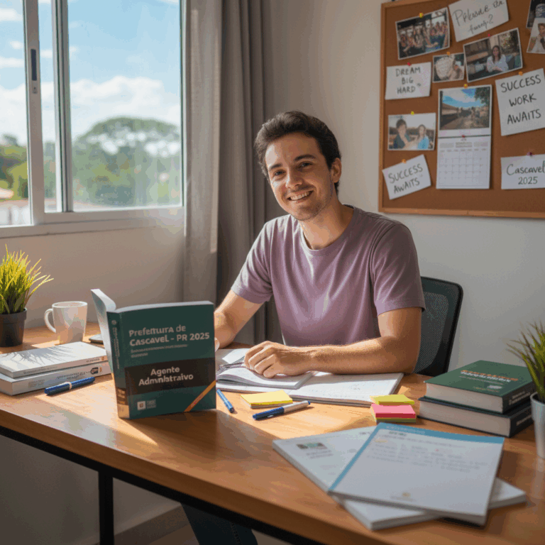 Concurso Prefeitura de Cascavel - PR 2025 - Preparação para Agente Administrativo